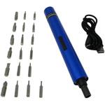 GTPD18BL USB充電ペン型ドライバーセット メタリックブルー GREAT TOOL
