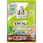 デオトイレ消臭・抗菌チップ天然木 飛び散らないねこ型チップ4．0L ユニ・チャーム