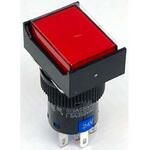 LA128AJ-11D-24V-R 照光式プッシュスイッチ 長方形 24V LA128AJ-11Dシリーズ アズワン