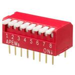 DPL08V ディップスイッチ ピアノ SPST 1セット 21個入 APEM
