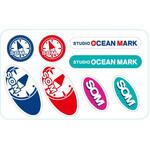 STICKER Mini LOGO-002 SOMロゴ カッティングシート&ステッカー スタジオオーシャンマーク