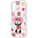 iPhone 17 ディズニー / 耐衝撃 ハイブリッドケース Charaful / ミニー_ハートフラワー レイ・アウト
