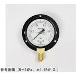 AA10-221 普通形圧力計(Φ60)立形B枠 耐振用 AA10-221シリーズ 長野計器