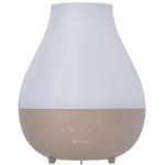抗菌上部給水ハイブリッド式加湿器 LuLuPure hybrid モカ/ホワイト ライフオンプロダクツ