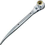 ツイストスパナ17 ラチェットレンチ19/17×21 曲がり MUST TOOL 両口ラチェット
