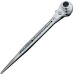 ラチェットレンチ17/21 ストレート MUST TOOL 両口ラチェット