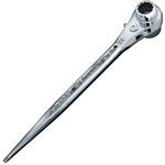 ラチェットレンチ19/24 ストレート MUST TOOL 両口ラチェットレンチ