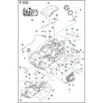 ゼノア エンジンチェーンソー GZ2700T 部品 ハウジング ゼノア