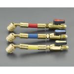 EA104SB-10 1/4"x5/16" ボールバルブ付異径ホースアダプターセット エスコ