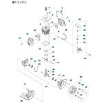 ゼノア エンジンブロワー HBZ260 部品 エンジン ゼノア