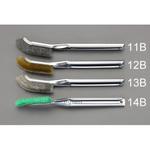 EA109GH-12B 225mm ブラシ(真鍮製/曲/10本) エスコ