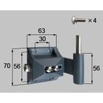 75角門柱用ヒンジ(上)持ち送り 新日軽(LIXIL)