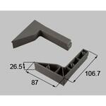 E8NGP99D エンドガイドD(雨戸4枚建て用) 新日軽(LIXIL)