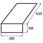 WATB246 ストレートタイプ屋根パネル4尺x1．0間(2枚) TOSTEM(LIXIL)