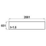 カーポート フーゴRワイド屋根材セット(ポリカ)1枚入W42L54 TOEX(LIXIL)