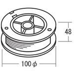 EA315HB-11 Φ0.8mmx250m フラックス入ワイヤ(軟鋼) エスコ