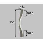 A8DL1452L プッシュプルハンドル1型 室外側グリップ(L) 新日軽(LIXIL)
