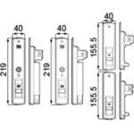 電気錠シリンダーセット(2枚建) トステム(LIXIL)