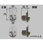 サムターンセット *8DL1443 新日軽(LIXIL)
