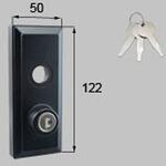 S8AAB1357 門扉NC型錠外部化粧座セット掛側(片開き用) 新日軽(LIXIL)