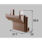 28GP1512 突召合框下端ブロック(テラス・左) 新日軽(LIXIL)