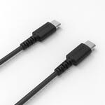 AJ-661 USB充電&同期ケーブル 1.2m C-C BK カシムラ