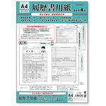 履歴書用紙 A4 厚生労働省様式例 菅公工業