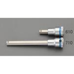 EA617AM-705 1/2"DR/5x140mm[INHEX]ビットソケット(ホールド機能) エスコ