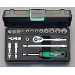 EA617BC-14 1/4"DR ソケットレンチセット エスコ