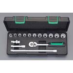 EA617CC-17 3/8"DR ソケットレンチセット エスコ