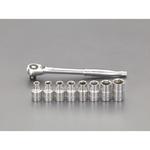 EA617CC-30 1/2"DR/8-19mm (ステンレス製)ソケットレンチセット エスコ