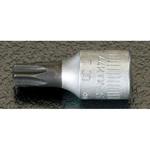 EA617XM-210 1/4"DR/T10 [Bore Torx]ビットソケット(イジリ止付) エスコ