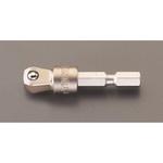 EA618AX-219 1/2"DRx1/4"HEX/54mm ソケットアダプター(首振型) エスコ