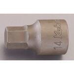 1/2"DRx17mm/43mm [INHEX]ビットソケット エスコ