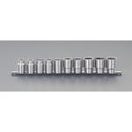 EA618SA-102 1/2"DR/10個組 ソケットセット(ステンレス製) エスコ