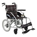 KVシリーズ アルミ標準型車いす 背折れ式 介助ブレーキ付き カワムラサイクル