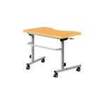 福祉・医療施設向テーブル 車椅子用 850×550×650～770mm YGVシリーズ ニシキ工業