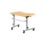 福祉・医療施設向テーブル 車椅子用 850×550×650～770mm YGVシリーズ ニシキ工業