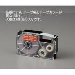 EA761DR-112C 12mm テープカートリッジ(透明に白文字) エスコ