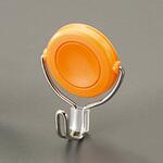 EA762FG-254 Φ48mm/ 7.0kg マグネットフック(回転フック/オレンジ) エスコ