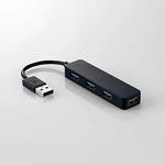 EA764AD-16B [4ポート] USB2.0ハブ(ブラック) エスコ