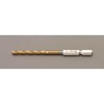 EA824BR-2.5 2.5mm ドリルビット(チタンコート/六角軸) エスコ