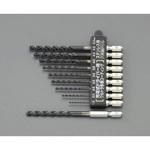 EA824DL-21 1.5- 5.0mm/10本組 六角軸ドリル(ステンレス用) エスコ