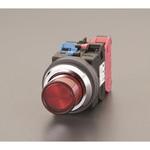 EA940DA-33A AC/DC24V 押ボタンスイッチ(LED照光赤) エスコ