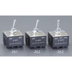 EA940DH-263 125V/30A(12mm) 3極双投トグルスイッチ(大電流用 エスコ