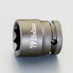 EA164DN-222 1/2"DR/22mm インパクト八角ソケット(二重四角) エスコ