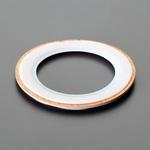 EA351CS-100 100A/2.8mm PTFE/包みガスケット(JIS5K) 1枚 エスコ