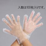 EA354DS-13A [L] 手袋(ポリエチレン・エンボス・ホワイト/100枚) エスコ