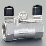 EA425CA-23 G3/8"xRc3/8" ボールバルブ(ステンレス製/蝶ハンドル) エスコ