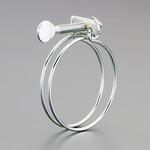 EA463AP-126 21- 26mm 手締めホースクランプ(ダブルワイヤー/10個) エスコ